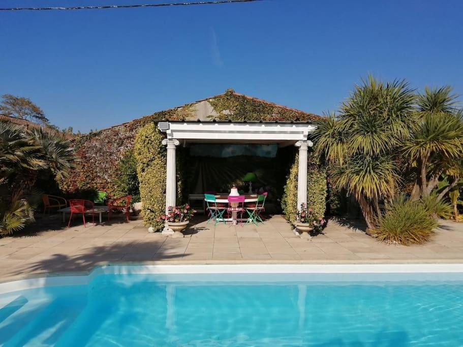 Villa Grand Communal, Piscine, 18Km De Bordeaux Ludon-Médoc المظهر الخارجي الصورة